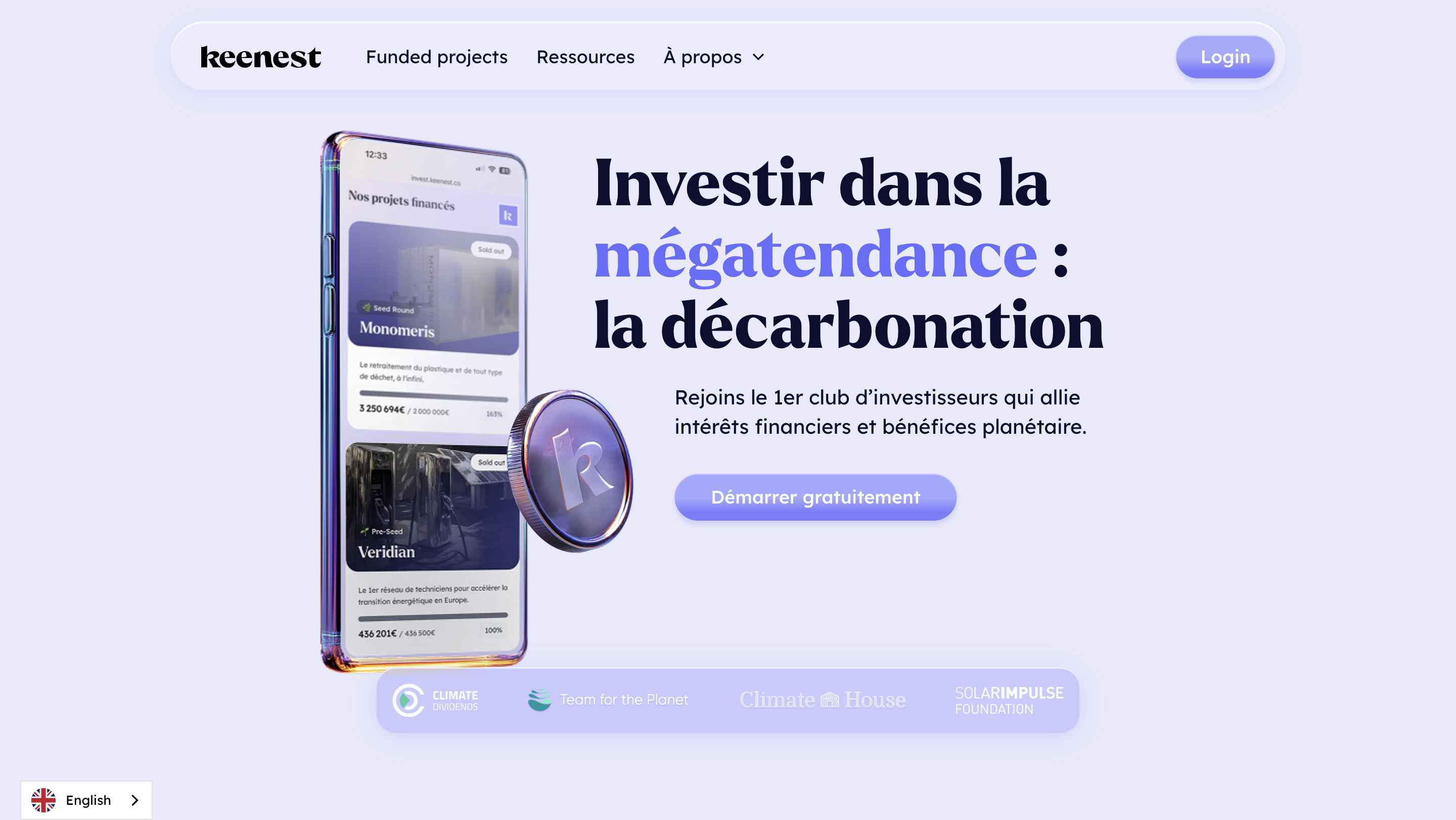 Website Screenshot Keenest